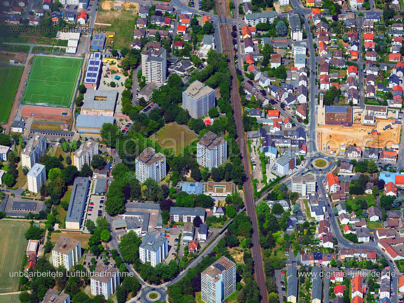 Luftaufnahme Frankfurt am Main in Frankfurt am Main | Darmstadt, Hessen