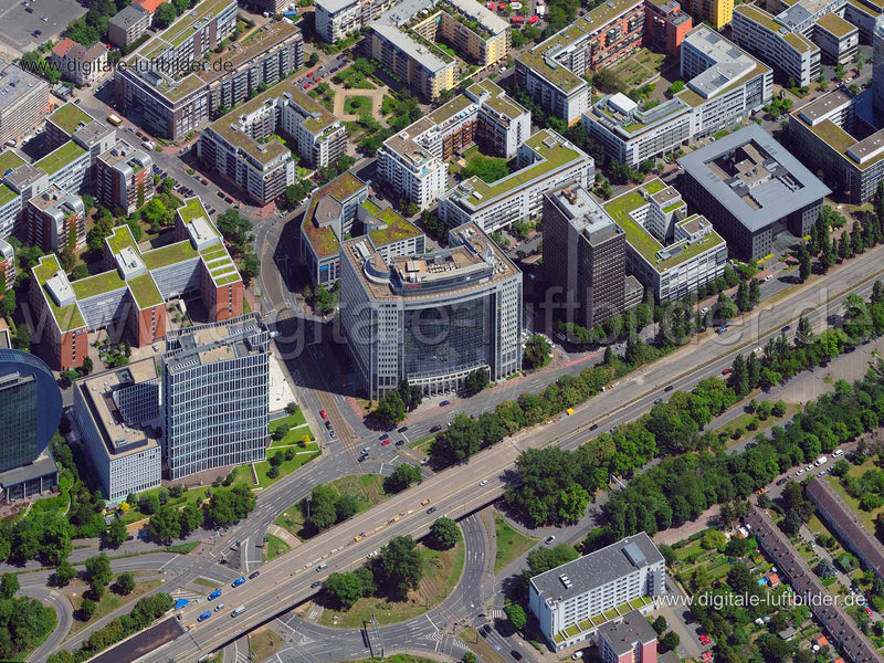 Luftaufnahme Frankfurt City West in Frankfurt am Main | Darmstadt, Hessen