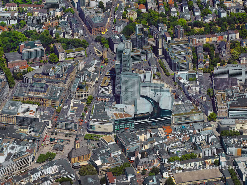 Luftaufnahme Hauptwache in Frankfurt am Main | Darmstadt, Hessen