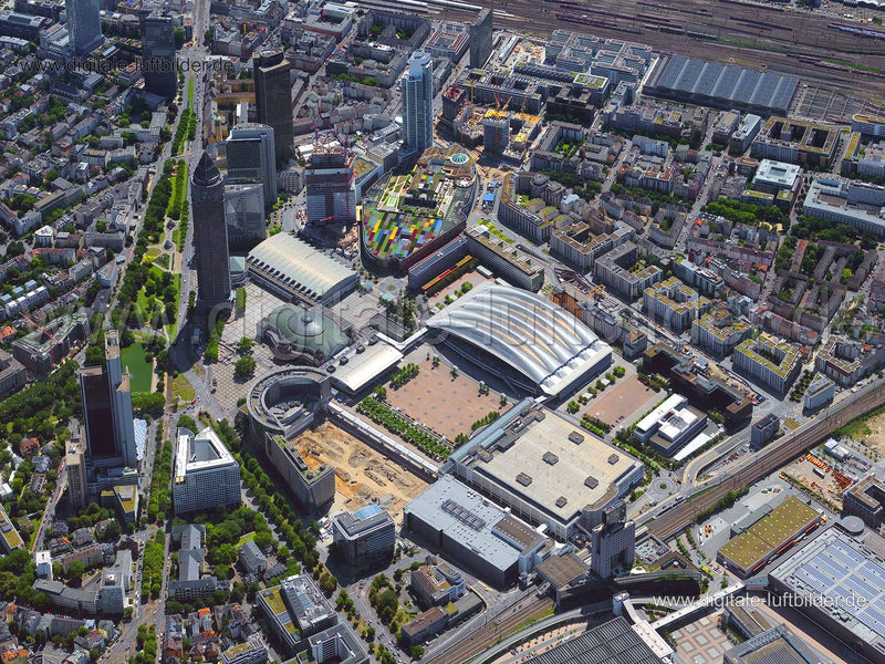 Luftaufnahme Messe in Frankfurt am Main | Darmstadt, Hessen