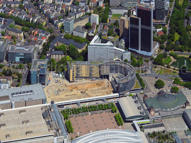 Luftaufnahme Messe in Frankfurt am Main | Darmstadt, Hessen