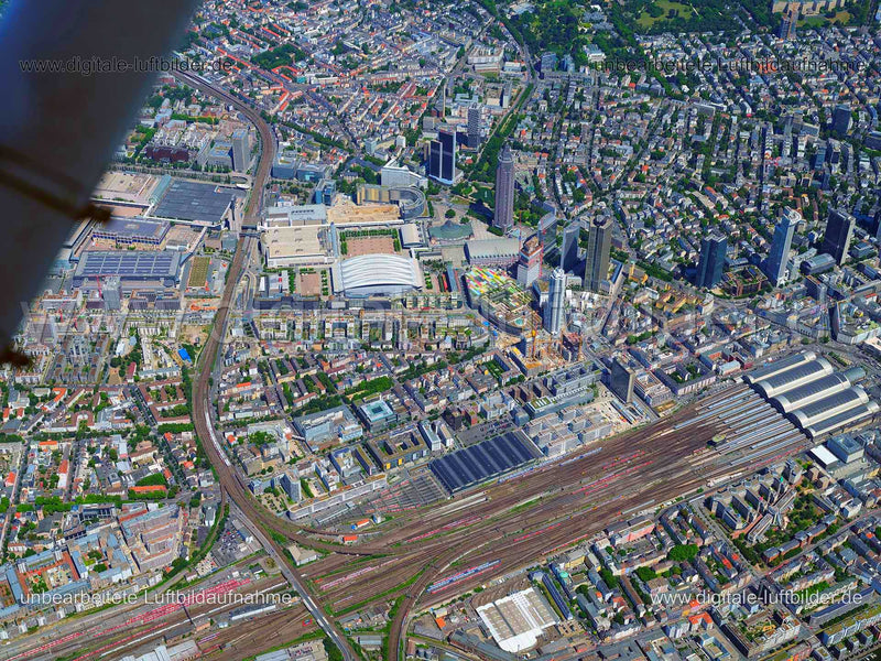 Luftaufnahme Messe Frankfurt in Frankfurt am Main | Darmstadt, Hessen
