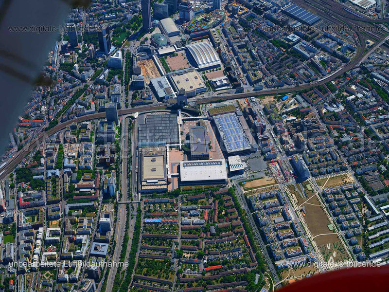 Luftaufnahme Messe Frankfurt in Frankfurt am Main | Darmstadt, Hessen