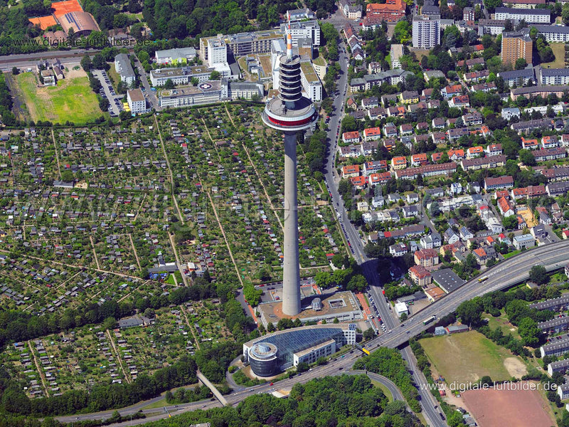 Luftaufnahme Parktower in Frankfurt am Main | Darmstadt, Hessen