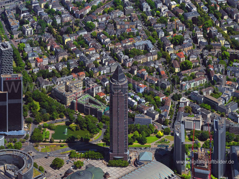 Luftaufnahme Rebstockbad in Frankfurt am Main | Darmstadt, Hessen