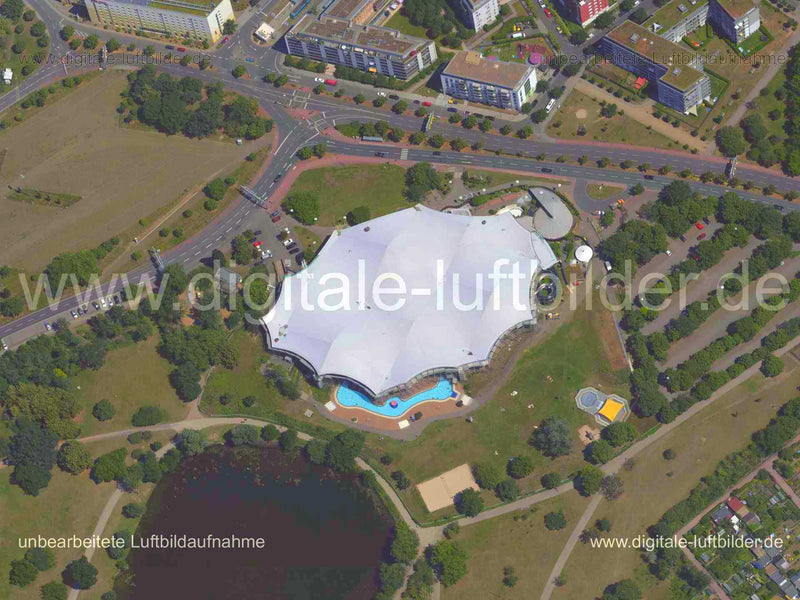 Luftaufnahme Rebstockbad, Frankfurt am Main in Frankfurt am Main | Darmstadt, Hessen