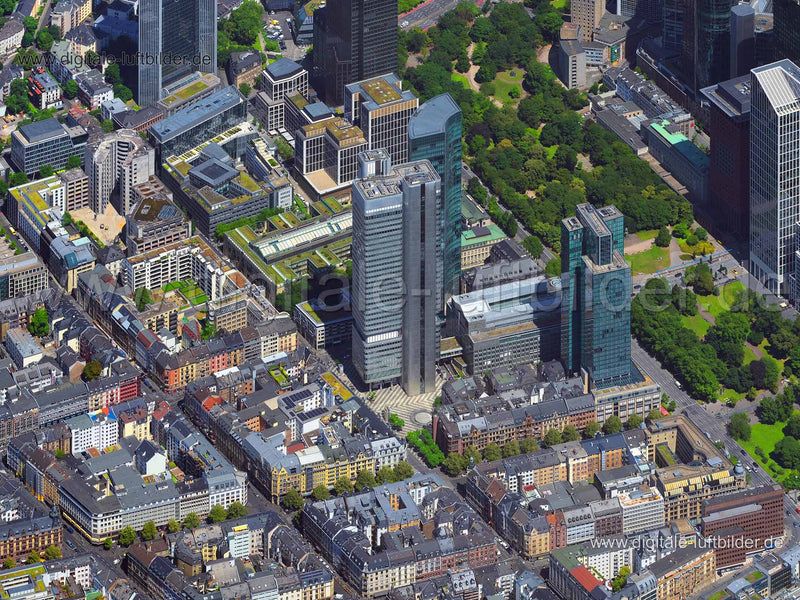 Luftaufnahme Silver Tower in Frankfurt am Main | Darmstadt, Hessen