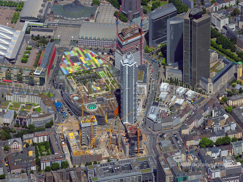 Luftaufnahme Skyline Plaza in Frankfurt am Main | Darmstadt, Hessen