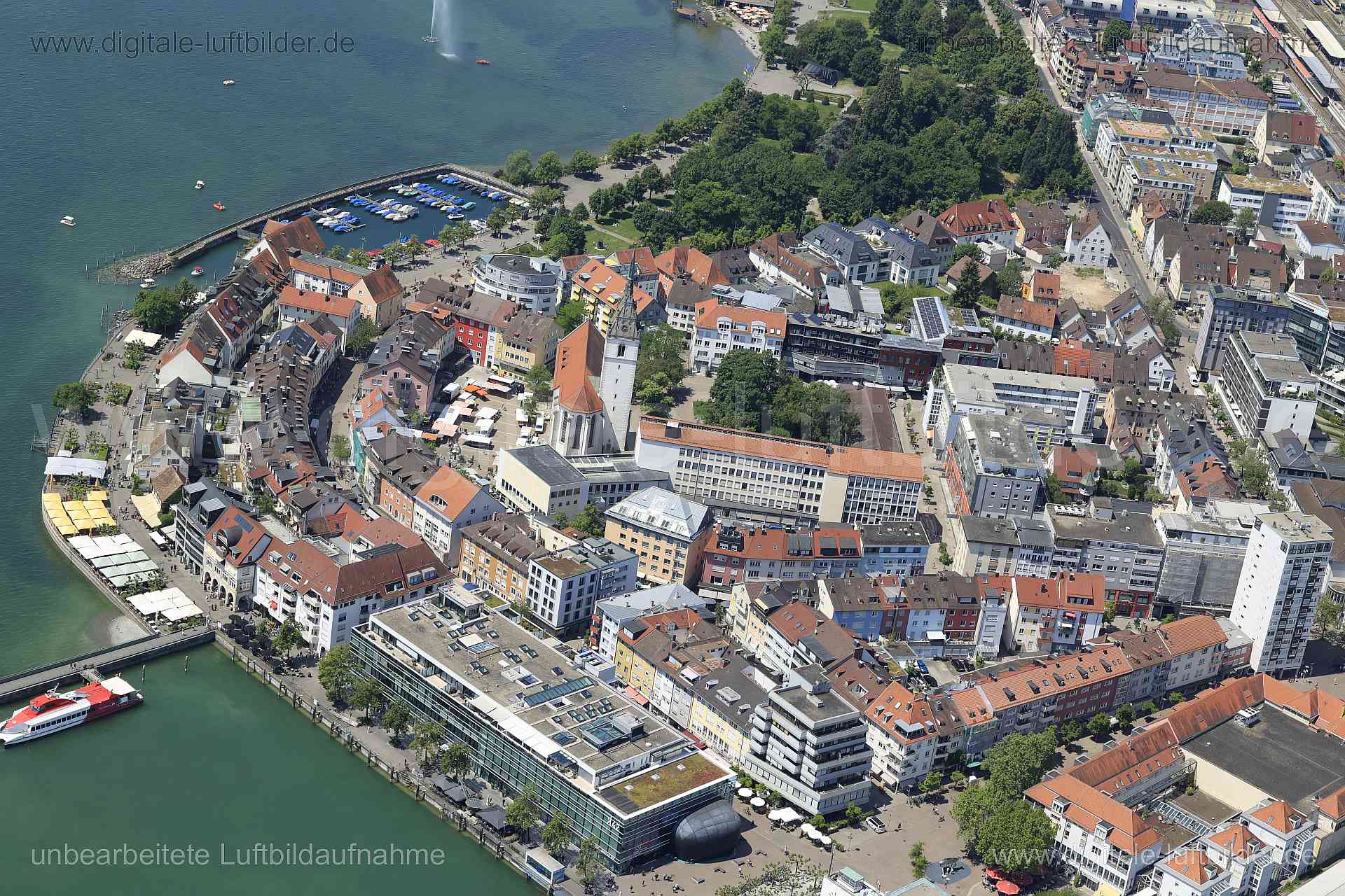 Luftaufnahme Friedrichshafen in Friedrichshafen | Bodenseekreis, Baden-Württemberg