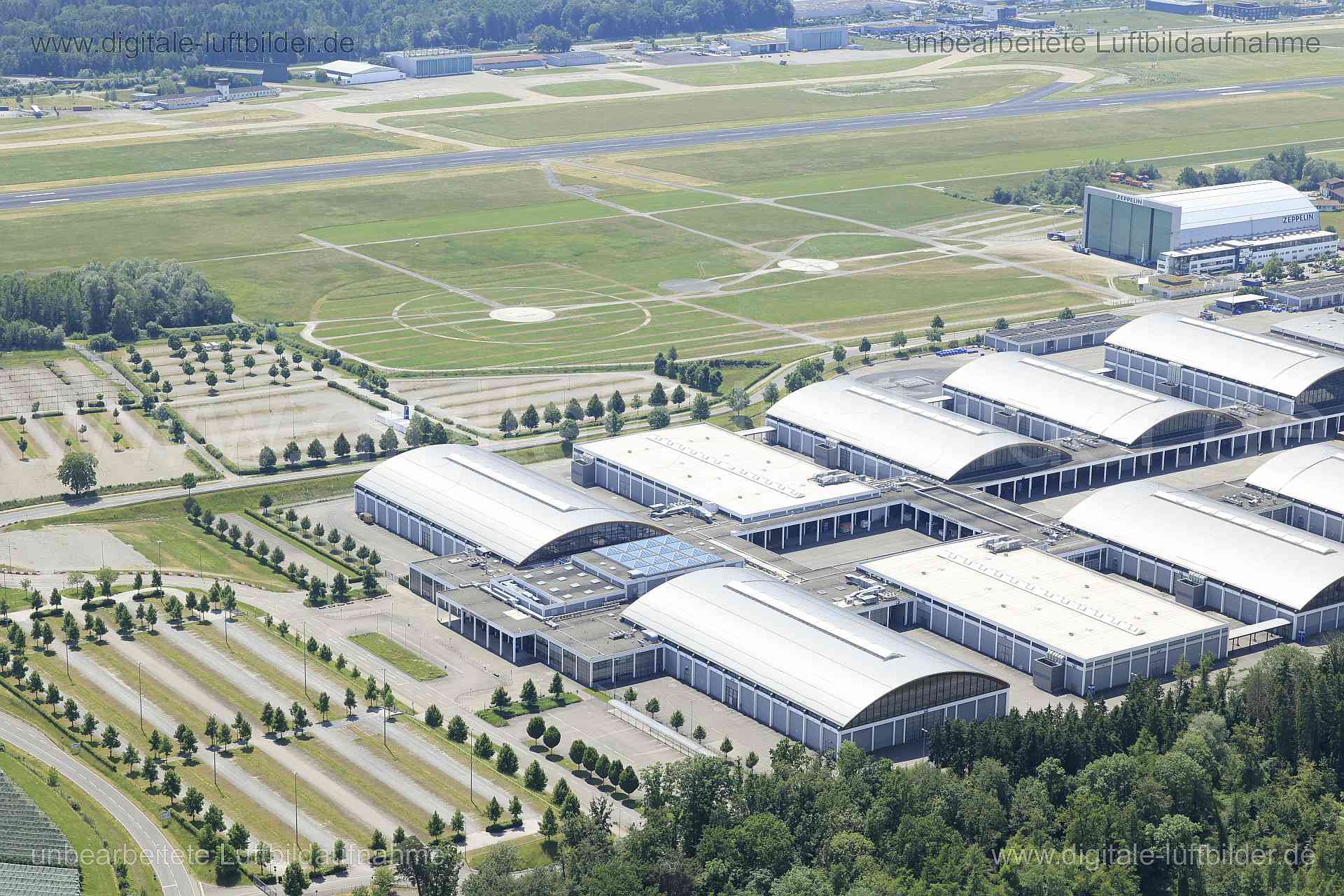 Luftaufnahme Messe Friedrichshafen in Friedrichshafen | Bodenseekreis, Baden-Württemberg