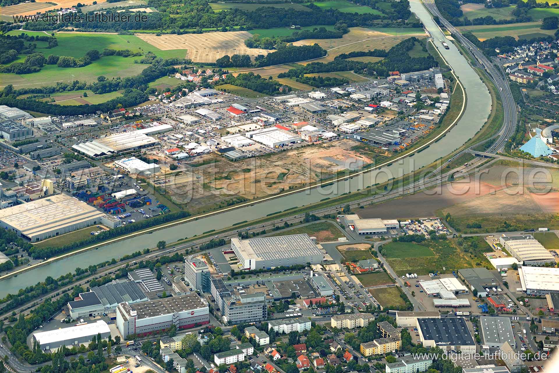 Luftaufnahme Baufläche Fussballstadion in Fürth | Mittelfranken, Bayern