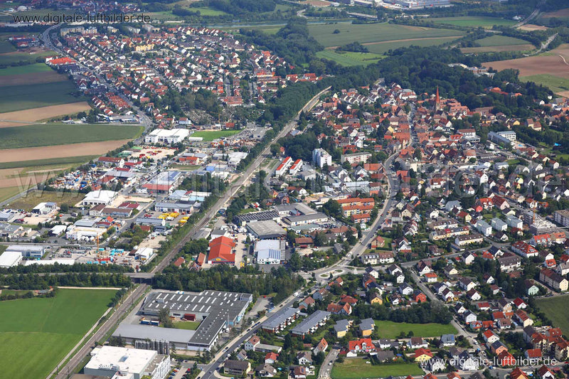 Luftaufnahme Burgfarrnbach in Fürth | Mittelfranken, Bayern