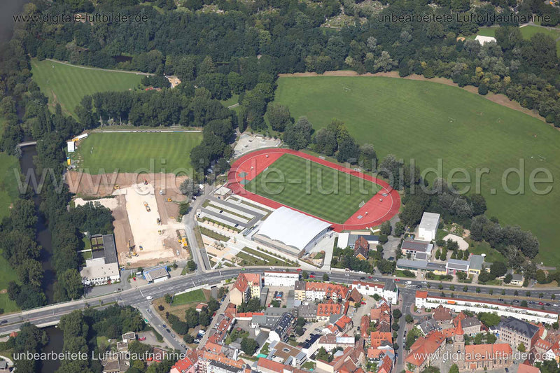 Luftaufnahme Charly-Mai-Sportanlage in Fürth | Mittelfranken, Bayern