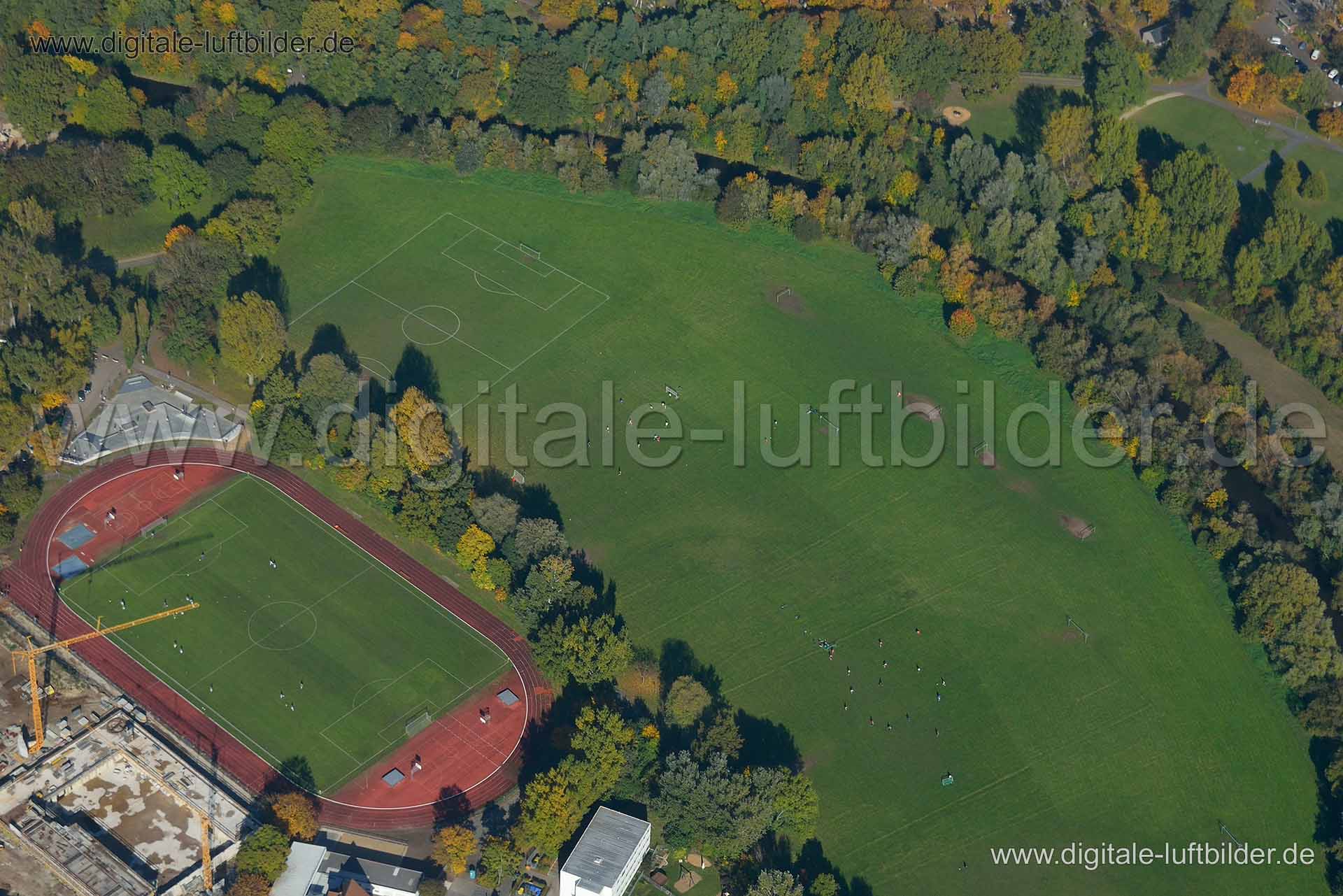 Luftaufnahme Charly-Mai-Sportanlage in Fürth | Mittelfranken, Bayern
