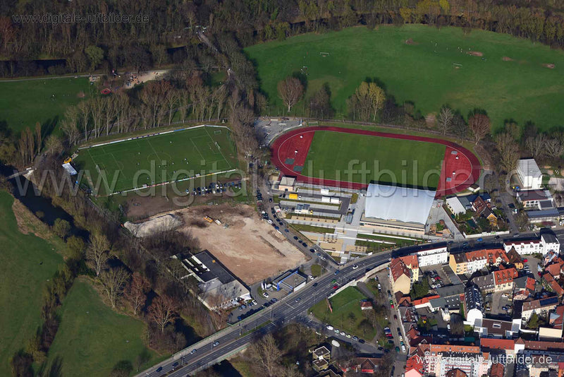 Luftaufnahme Charly-Mai-Sportanlage in Fürth | Mittelfranken, Bayern