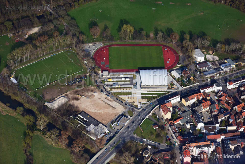Luftaufnahme Charly-Mai-Sportanlage in Fürth | Mittelfranken, Bayern