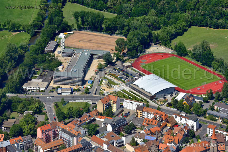 Luftaufnahme Charly-Mai-Sportanlage in Fürth | Mittelfranken, Bayern