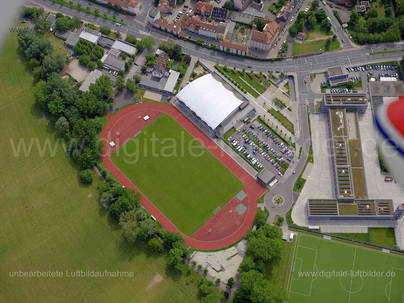 Luftaufnahme Charly-Mai-Sportplatz in Fürth | Mittelfranken, Bayern