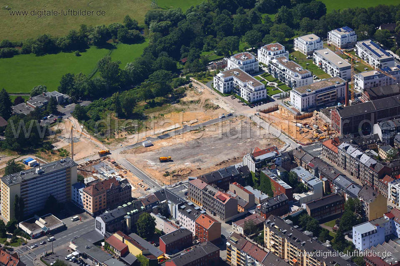 Luftaufnahme Dambacher Straße in Fürth | Mittelfranken, Bayern