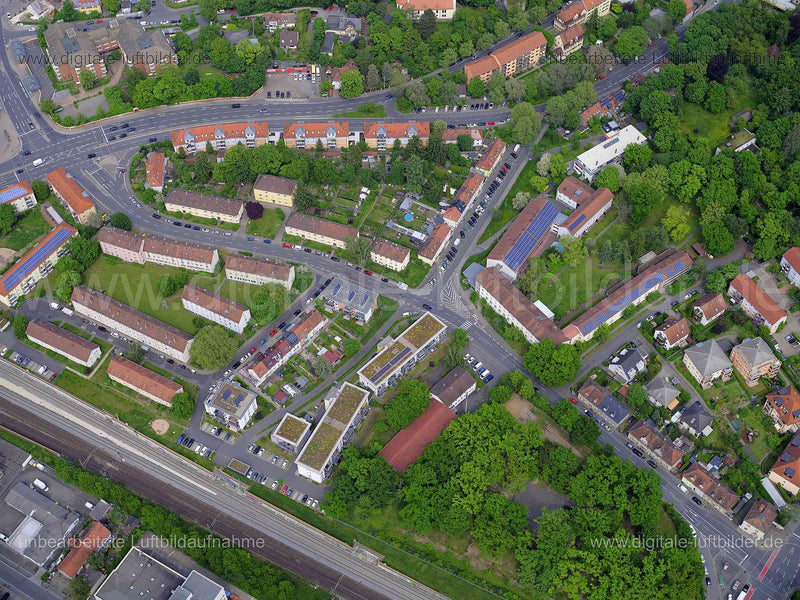 Luftaufnahme Eichenhain in Fürth | Mittelfranken, Bayern