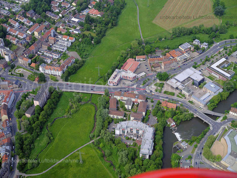 Luftaufnahme Flurbrücke in Fürth | Mittelfranken, Bayern