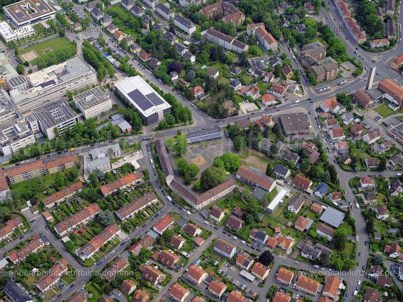 Luftaufnahme Friedrich-Ebert-Grundschule in Fürth | Mittelfranken, Bayern
