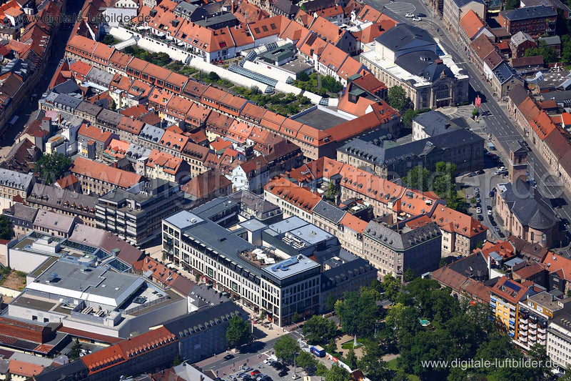 Luftaufnahme Friedrichstraße in Fürth | Mittelfranken, Bayern
