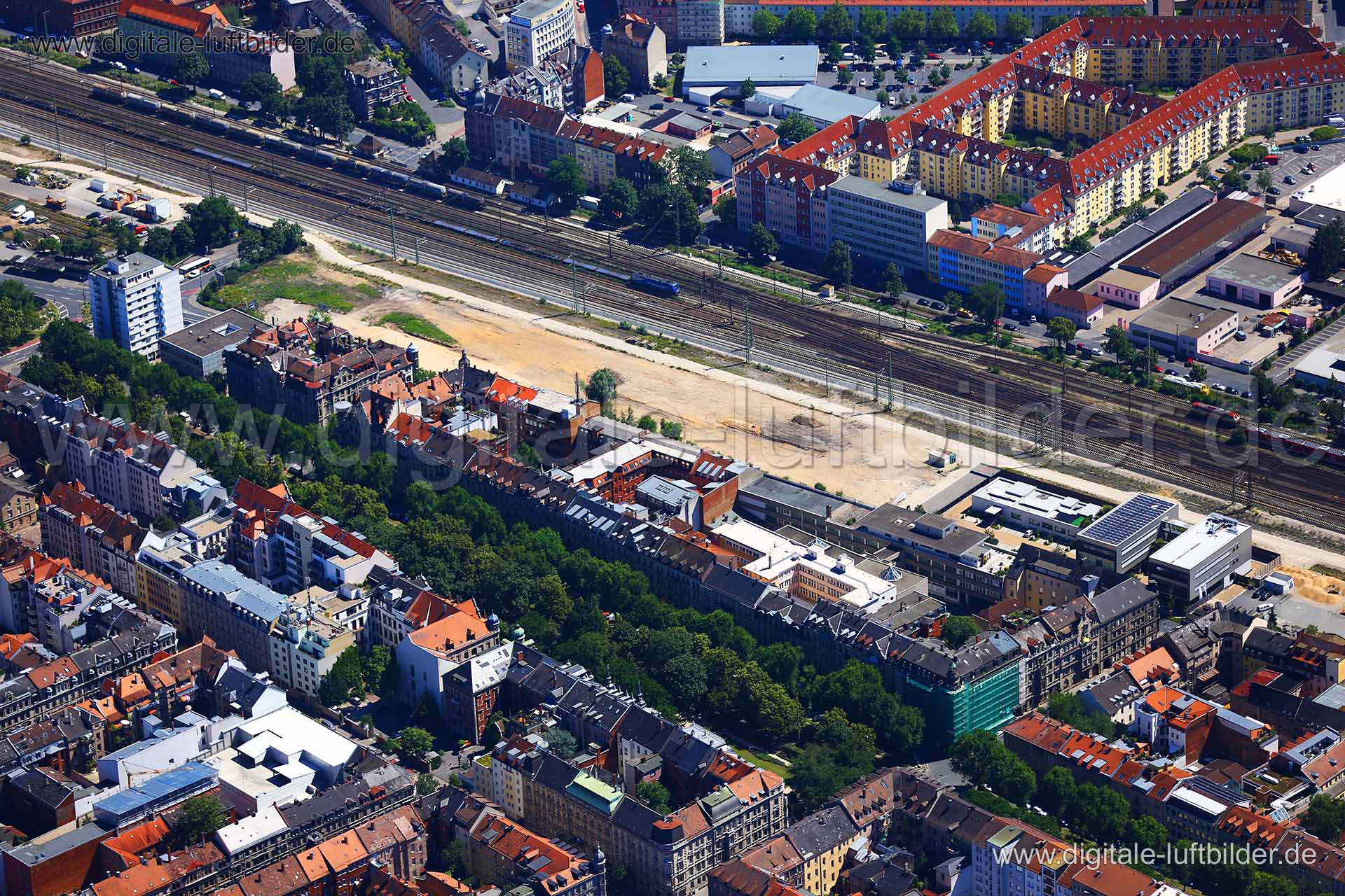 Luftaufnahme Gebhardtstraße in Fürth | Mittelfranken, Bayern