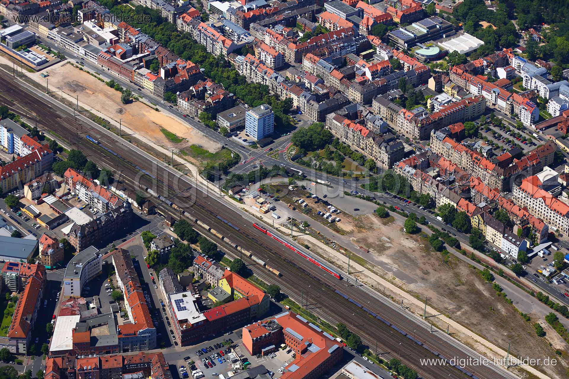 Luftaufnahme Gebhardtstraße in Fürth | Mittelfranken, Bayern