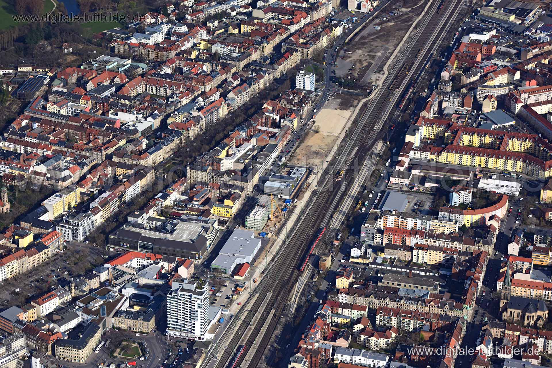 Luftaufnahme Gebhardtstraße in Fürth | Mittelfranken, Bayern