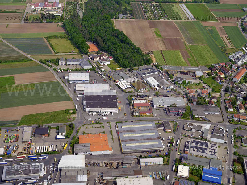 Luftaufnahme Gewerbegebiet Bislohe in Fürth | Mittelfranken, Bayern