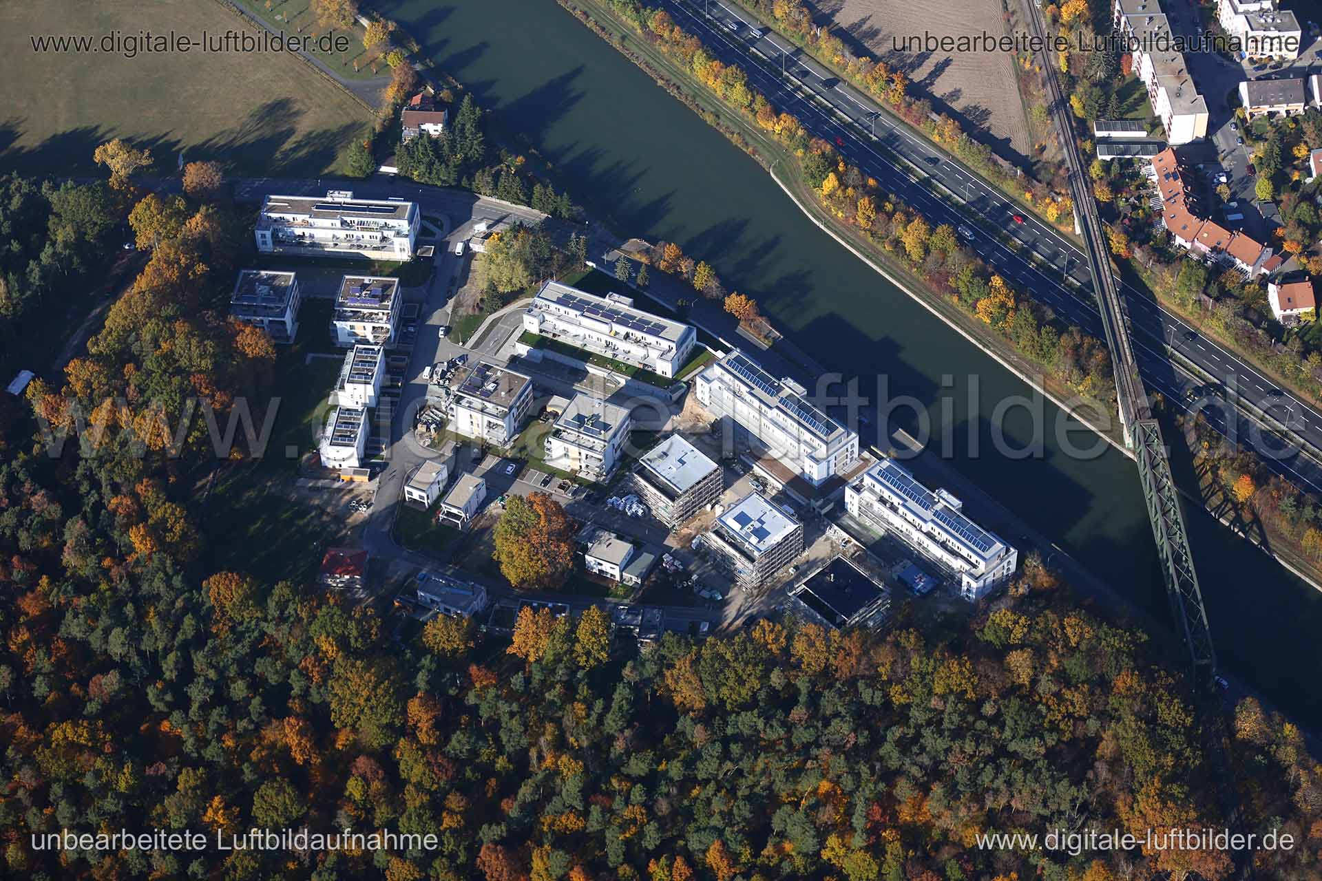 Luftaufnahme Grundigpark in Fürth | Mittelfranken, Bayern