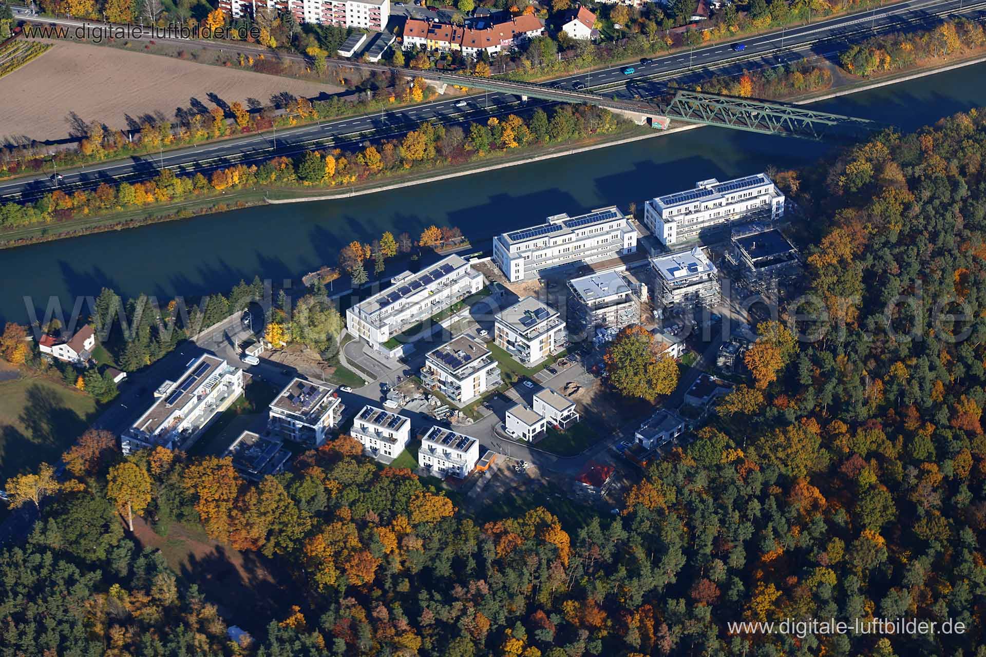 Luftaufnahme Grundigpark in Fürth | Mittelfranken, Bayern