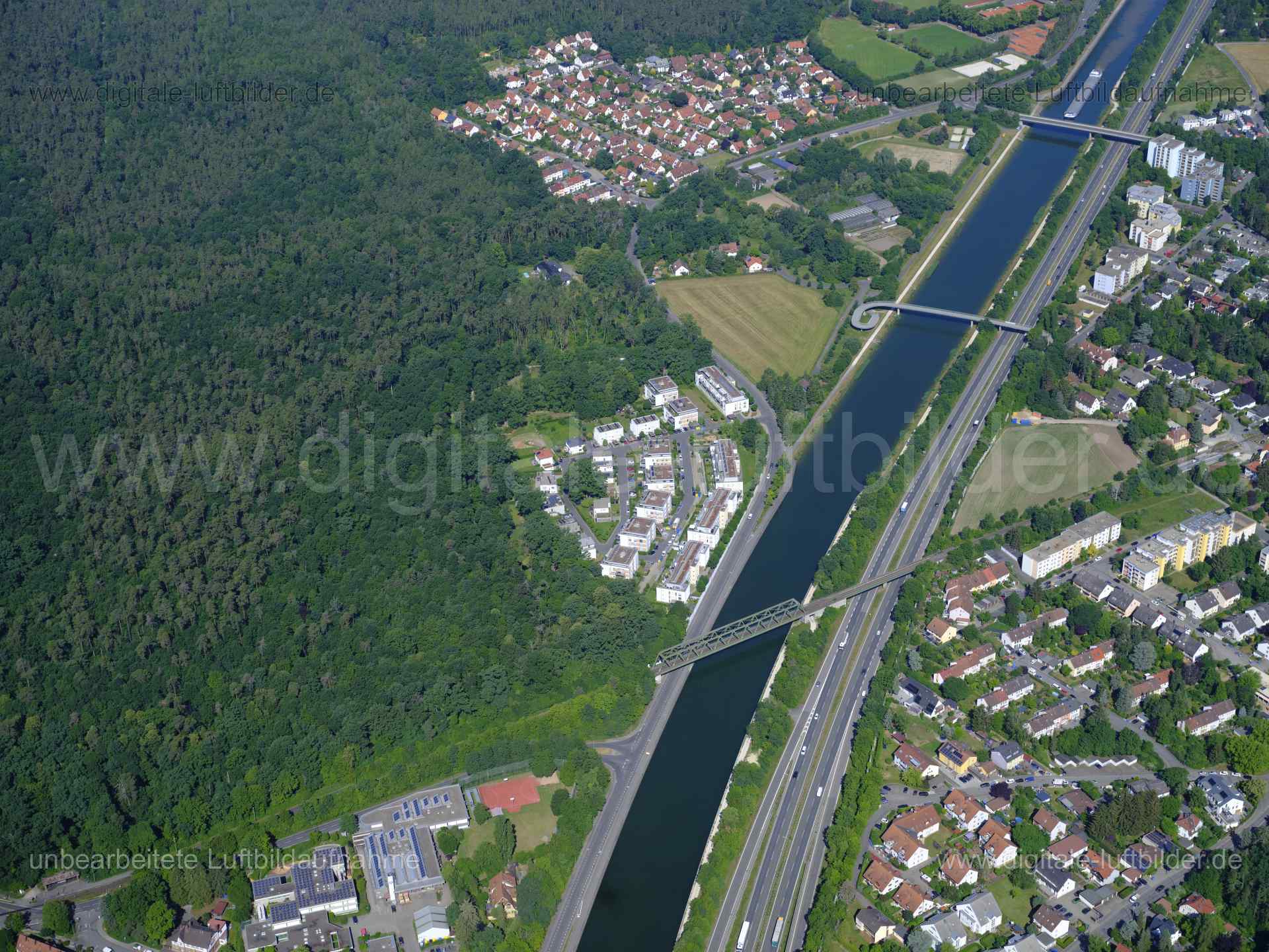 Luftaufnahme Grundigpark in Fürth | Mittelfranken, Bayern