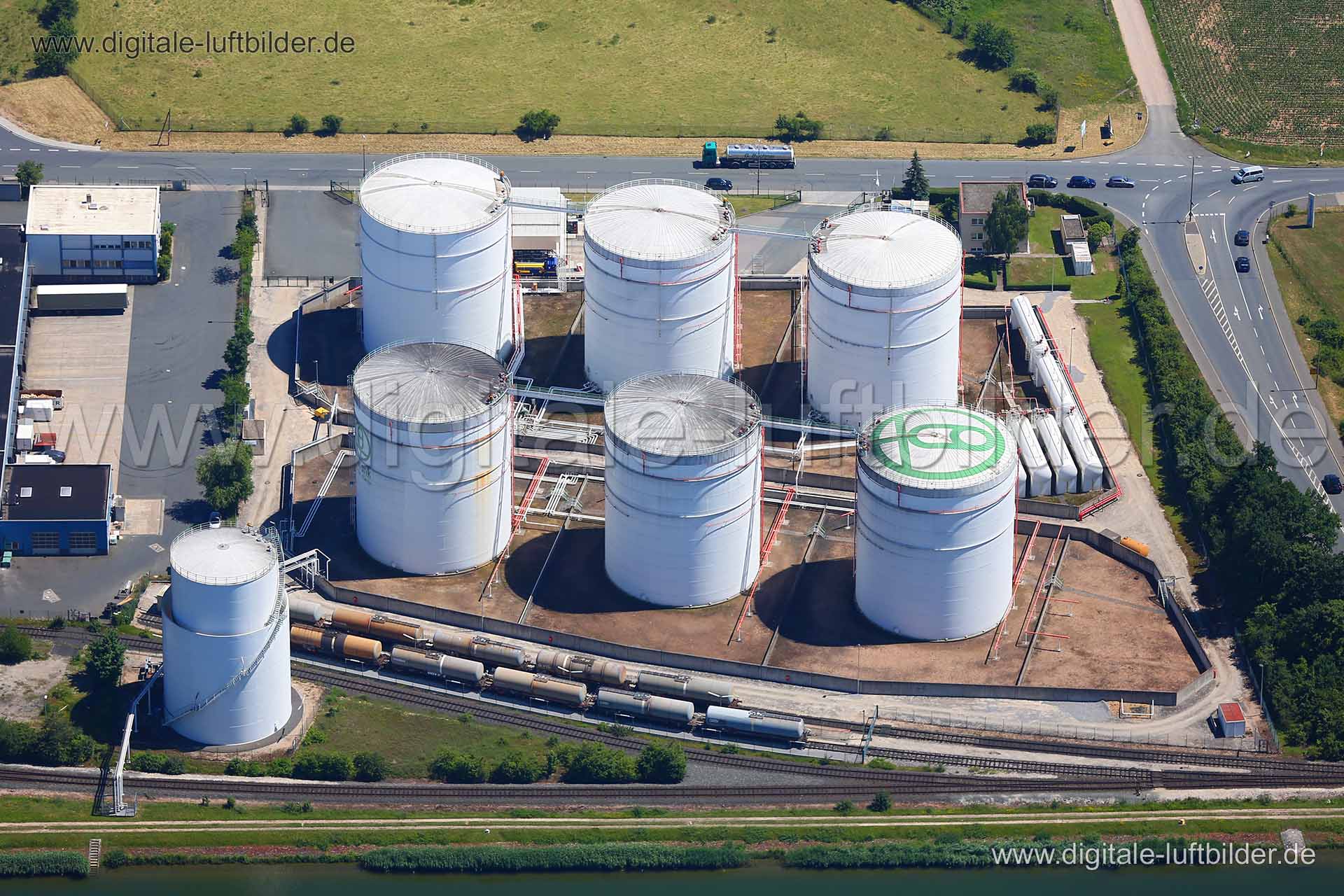 Luftaufnahme Hafen in Fürth | Mittelfranken, Bayern