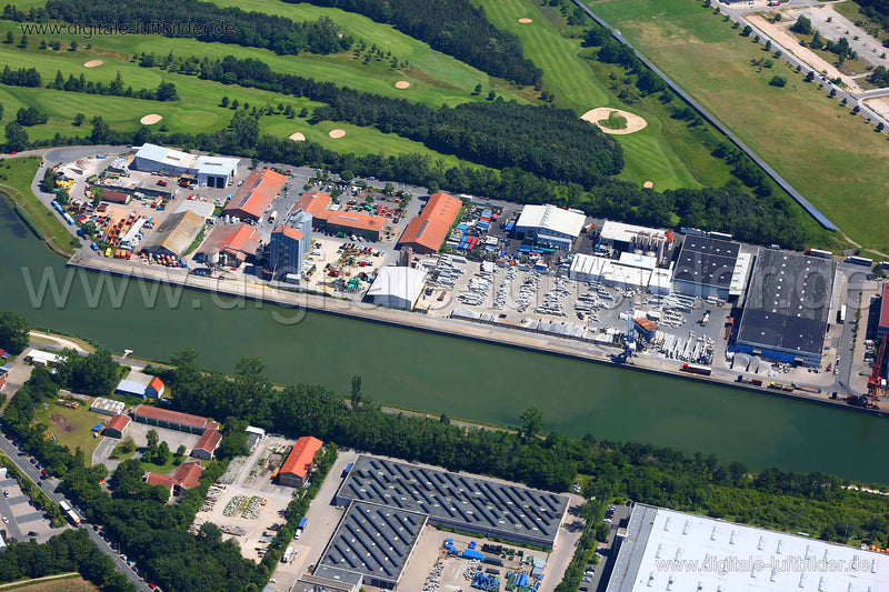 Luftaufnahme Hafen in Fürth | Mittelfranken, Bayern