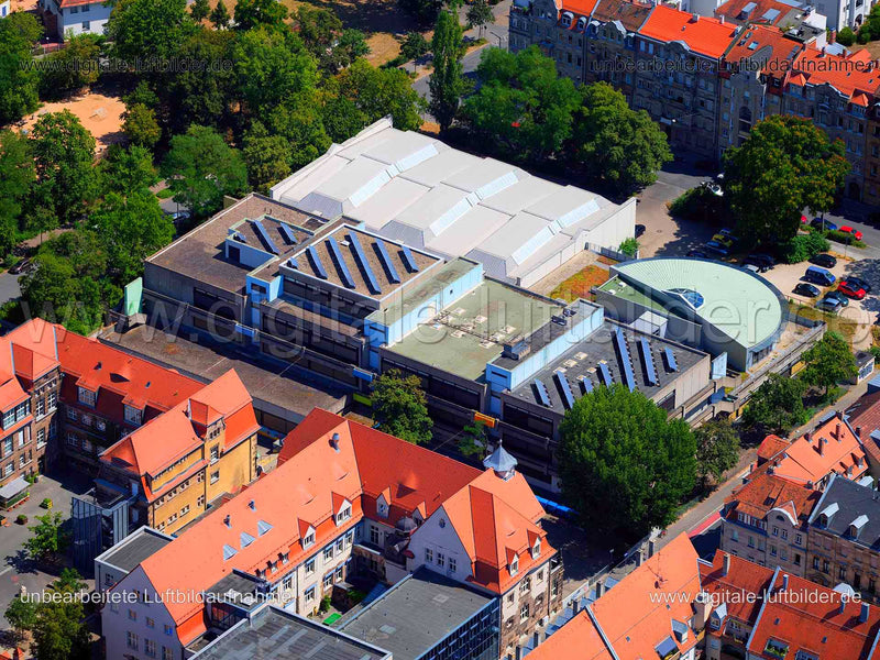 Luftaufnahme Helene-Lange-Gymnasium in Fürth | Mittelfranken, Bayern