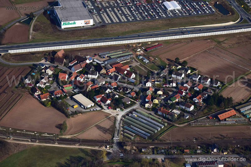 Luftaufnahme Herboldshof in Fürth | Mittelfranken, Bayern