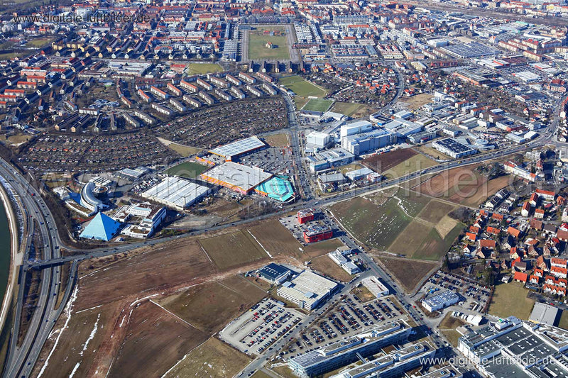 Luftaufnahme Höfener Spange in Fürth | Mittelfranken, Bayern