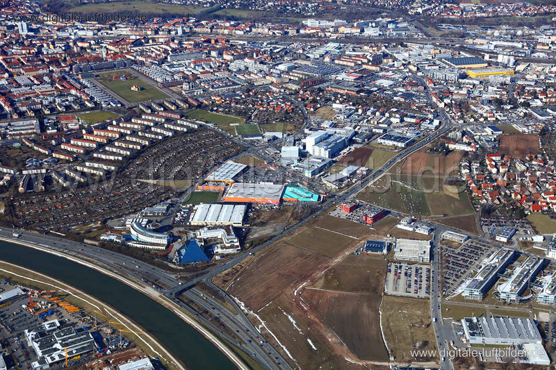 Luftaufnahme Höfener Spange in Fürth | Mittelfranken, Bayern
