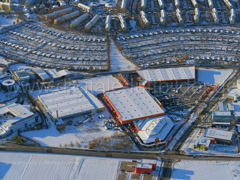 Luftaufnahme Hornbach in Fürth | Mittelfranken, Bayern