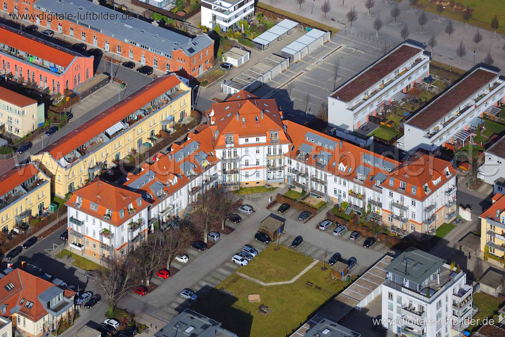 Luftaufnahme Isaak-Loewi-Straße in Fürth | Mittelfranken, Bayern