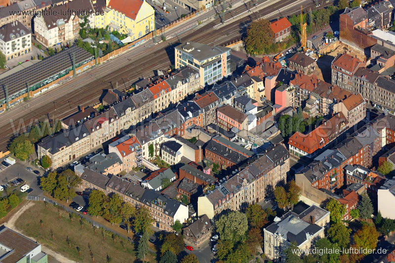 Luftaufnahme Johannisstraße in Fürth | Mittelfranken, Bayern