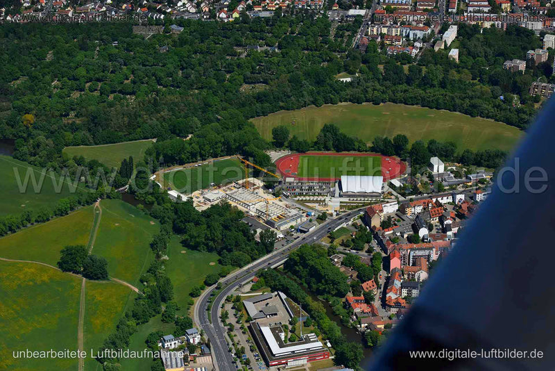 Luftaufnahme Julius-Hirsch-Sportzentrum in Fürth | Mittelfranken, Bayern