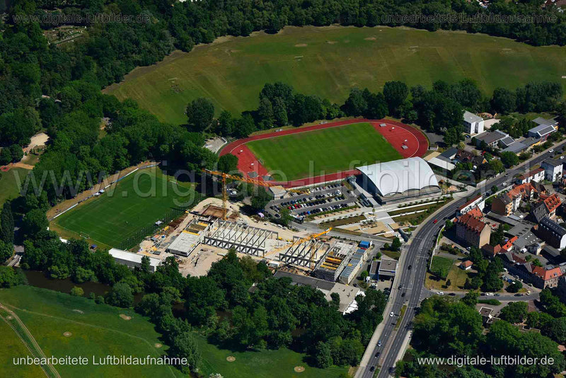 Luftaufnahme Julius-Hirsch-Sportzentrum in Fürth | Mittelfranken, Bayern