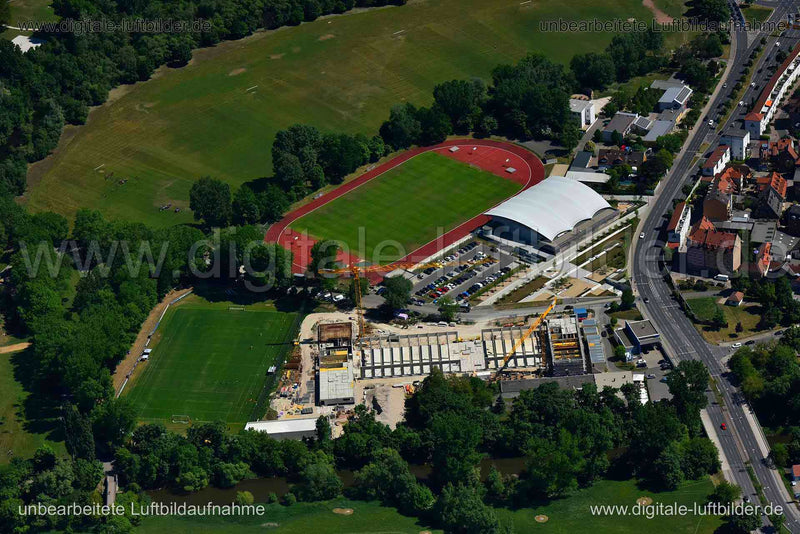 Luftaufnahme Julius-Hirsch-Sportzentrum in Fürth | Mittelfranken, Bayern