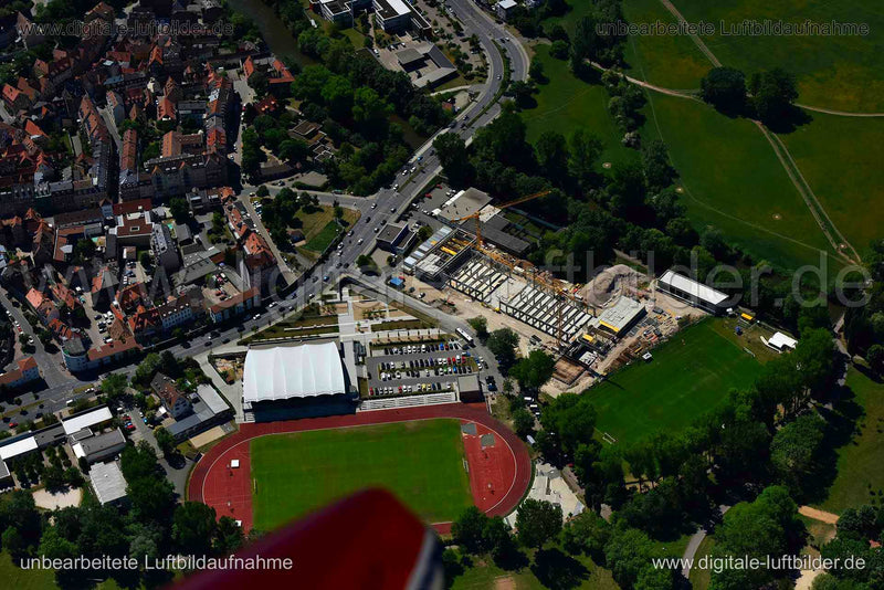Luftaufnahme Julius-Hirsch-Sportzentrum in Fürth | Mittelfranken, Bayern