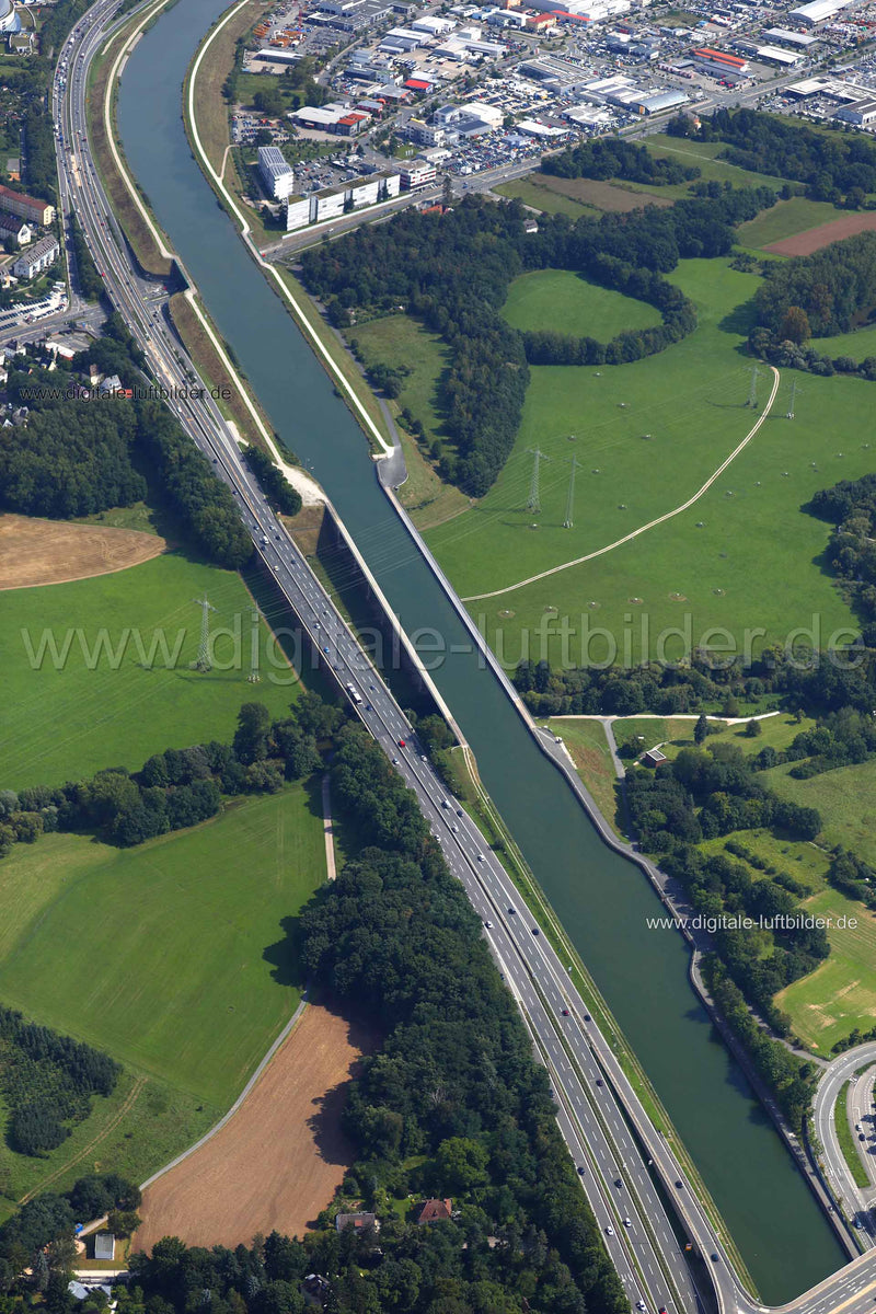 Luftaufnahme Kanalbrücke bei Fürth in Fürth | Mittelfranken, Bayern