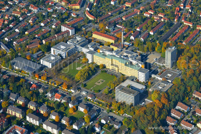 Luftaufnahme Klinikum Fürth in Fürth | Mittelfranken, Bayern