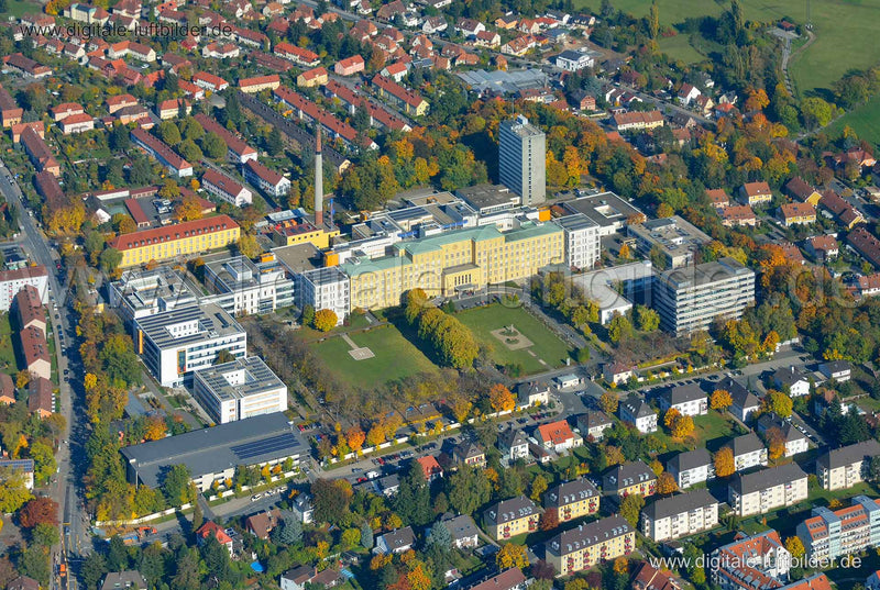 Luftaufnahme Klinikum Fürth in Fürth | Mittelfranken, Bayern